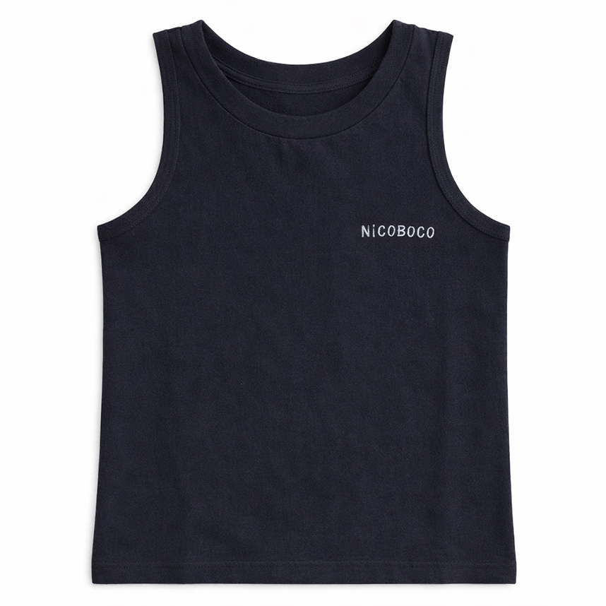Camiseta Regata Infantil Nicoboco Machão Com Bordado