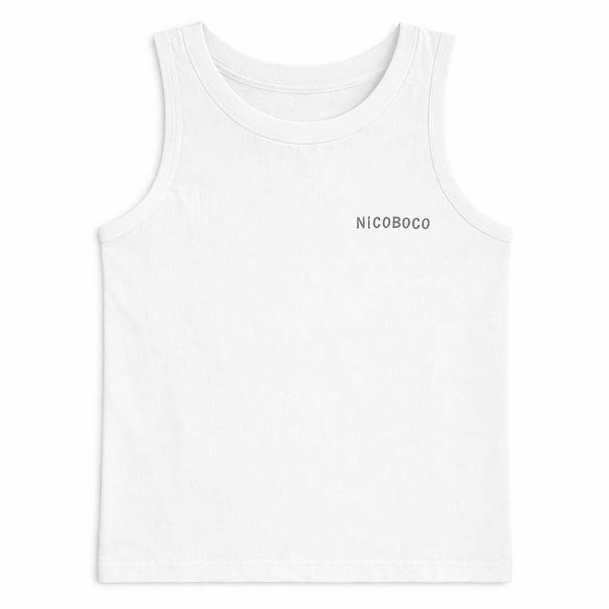 Camiseta Regata Infantil Nicoboco Machão Com Bordado