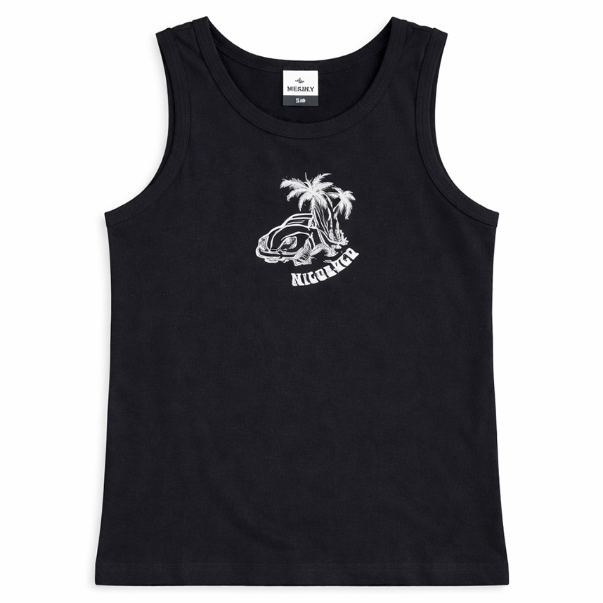 Camiseta Regata Juvenil Nicoboco Estampa Fusca