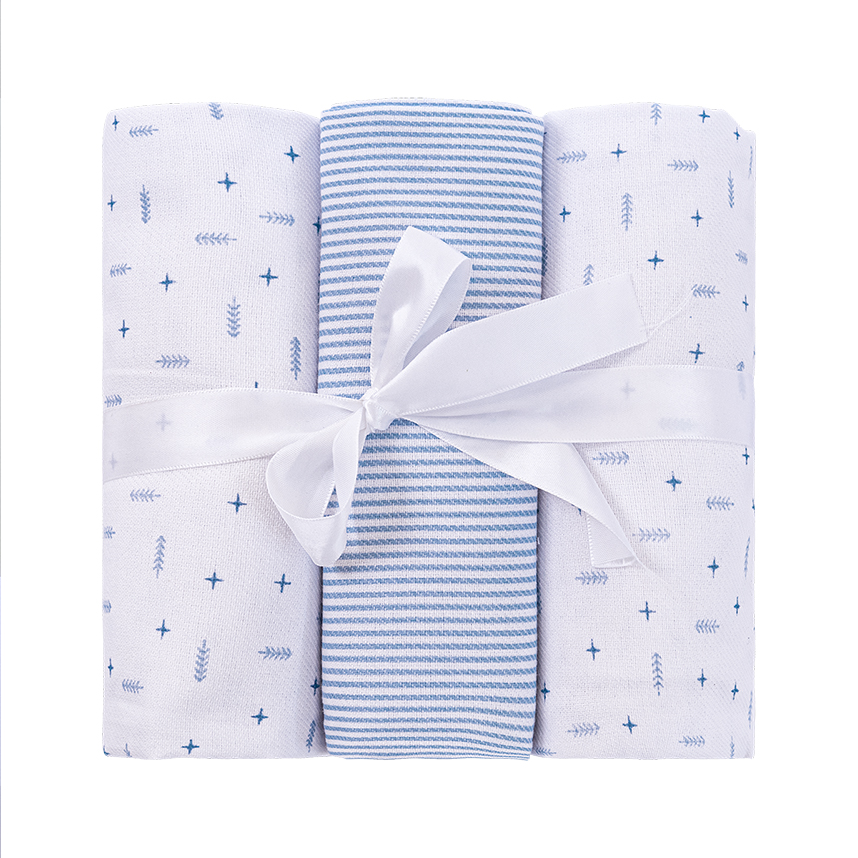 Kit Cueiro Baby Joy Rolinho Estampa Flecha Azul