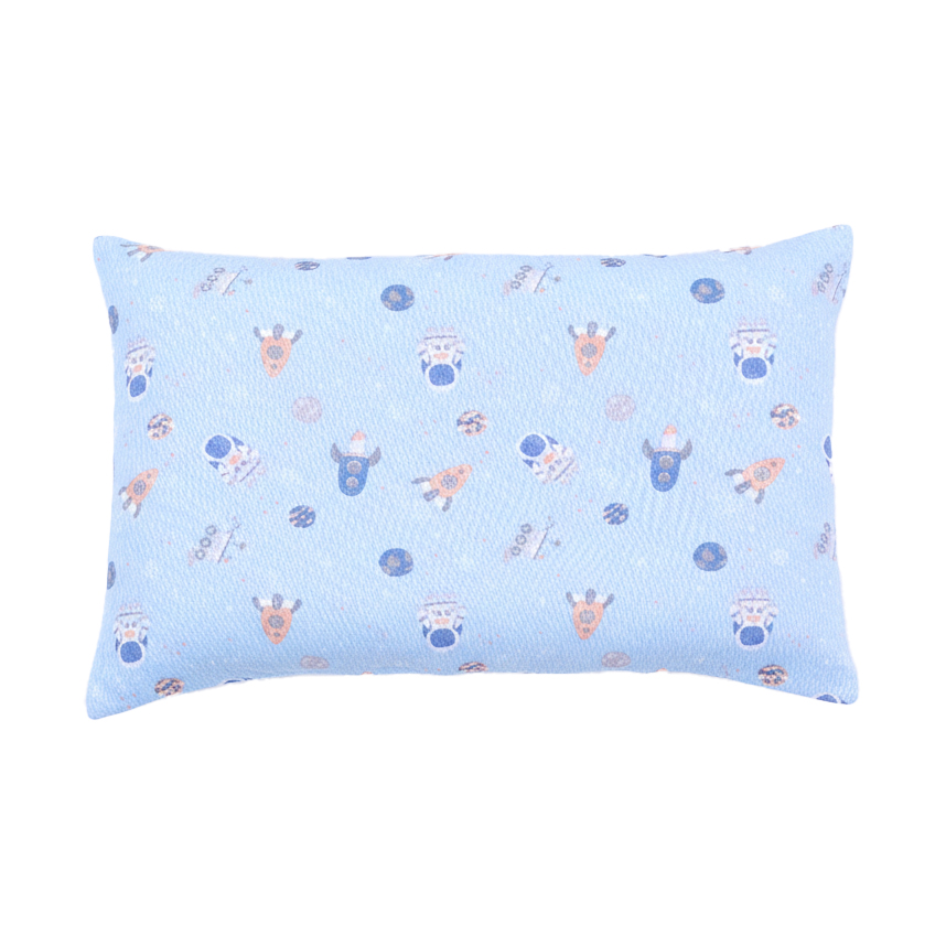 Kit Fronha Incomfral Em Malha Estampa Foquete Astronauta