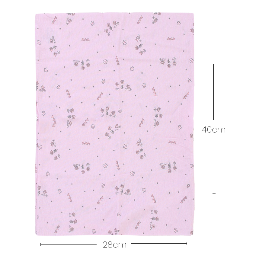 Kit Fronha Incomfral Em Malha Estampa Florzinha Kit Fronha Incomfral Em Malha Estampa Florzinha