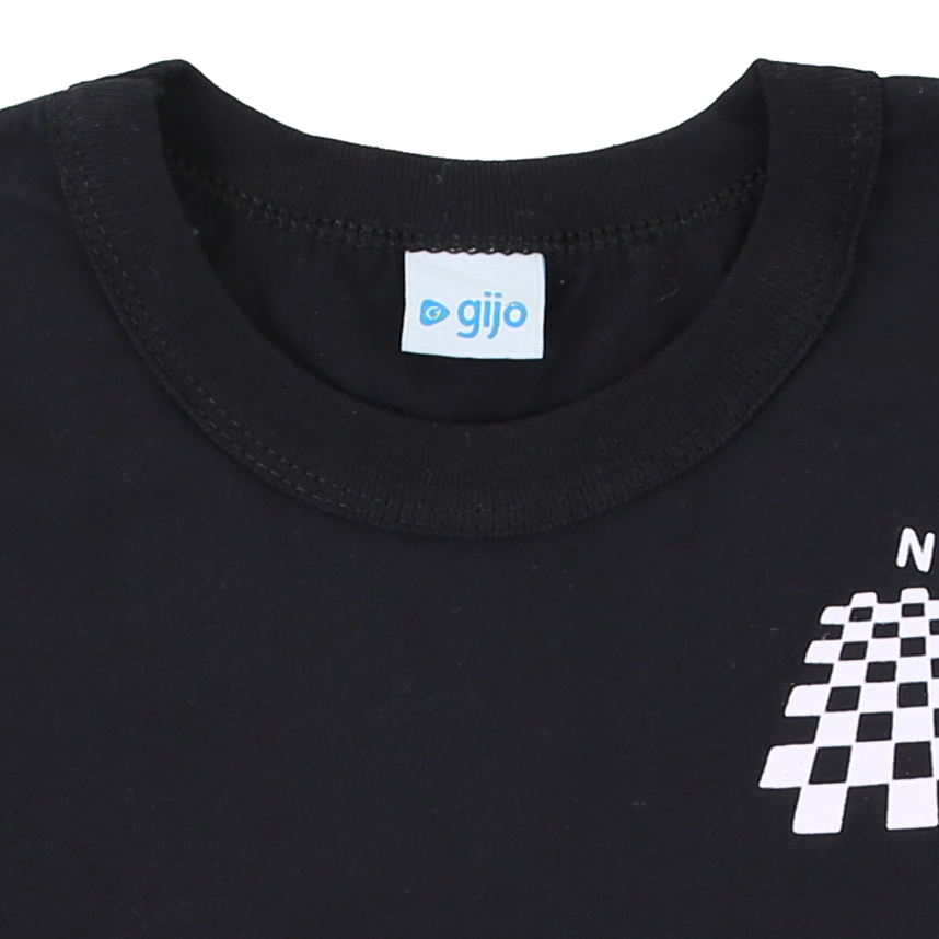 Camiseta Manga Longa Infantil Gijo Meia Malha Estampada