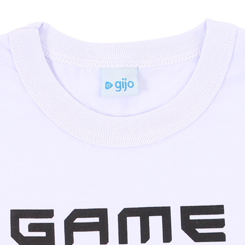 Camiseta Manga Longa Infantil Gijo Meia Malha Estampada