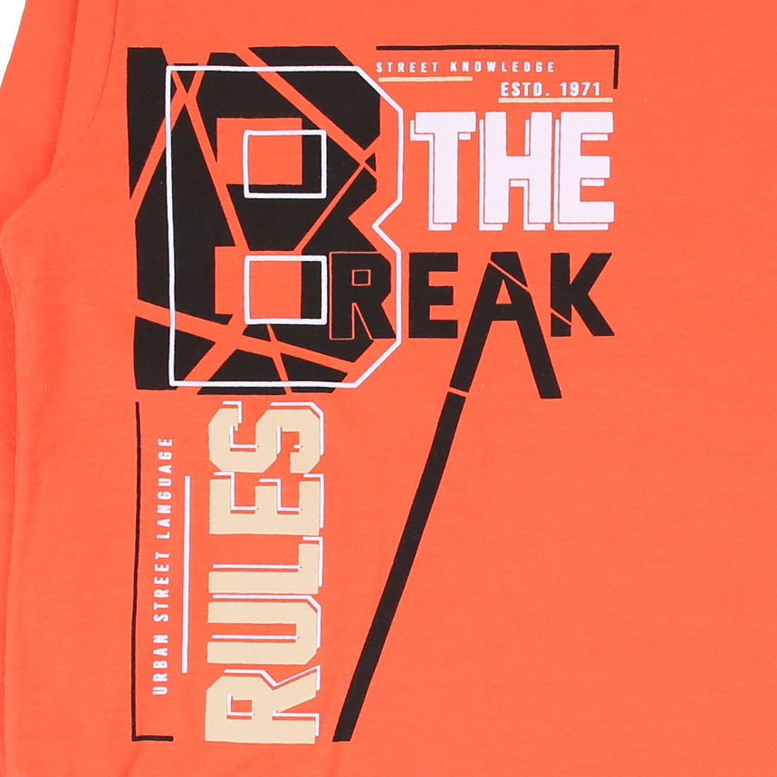 Camiseta Manga Longa Infantil Gijo Meia Malha Estampada