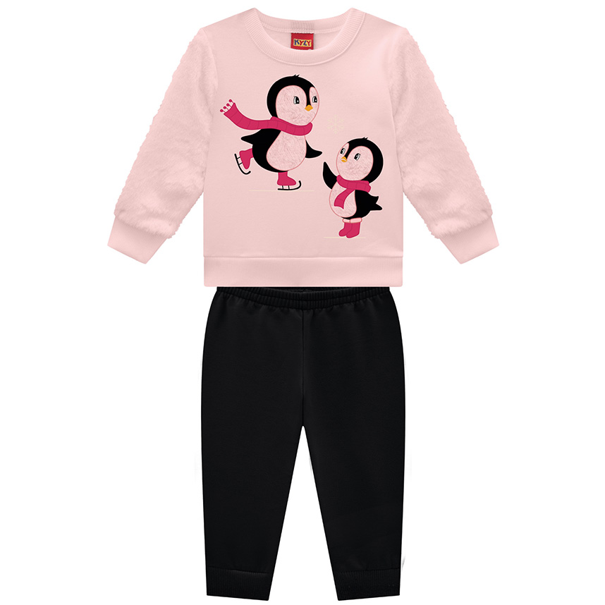 Conjunto Kyly Feminino de Moletom Peluciado Conjunto Kyly Feminino de Moletom Peluciado
