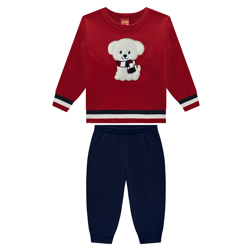 Conjunto Masculino Kyly em Moletom Peluciado Conjunto Masculino Kyly em Moletom Peluciado