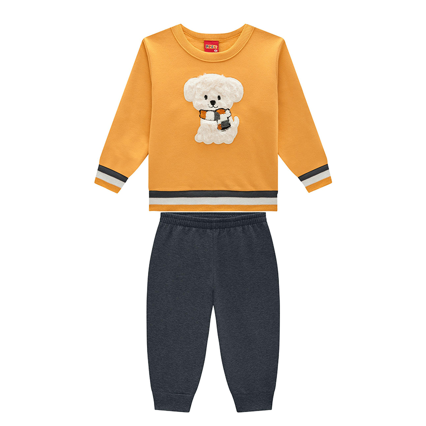 Conjunto Masculino Kyly em Moletom Peluciado Conjunto Masculino Kyly em Moletom Peluciado