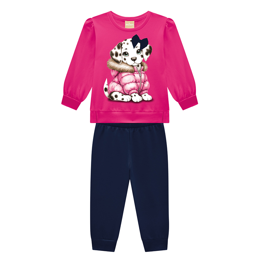 Conjunto Kyly Feminino em Moletom Peluciado Conjunto Kyly Feminino em Moletom Peluciado