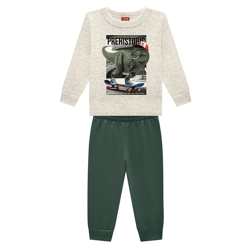 Conjunto Masculino Kyly em Moletom Peluciado