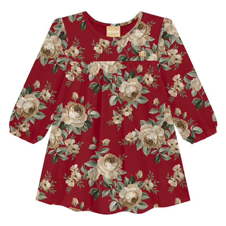 Vestido Milon em Cotton com Estampa Floral Vestido Milon em Cotton com Estampa Floral