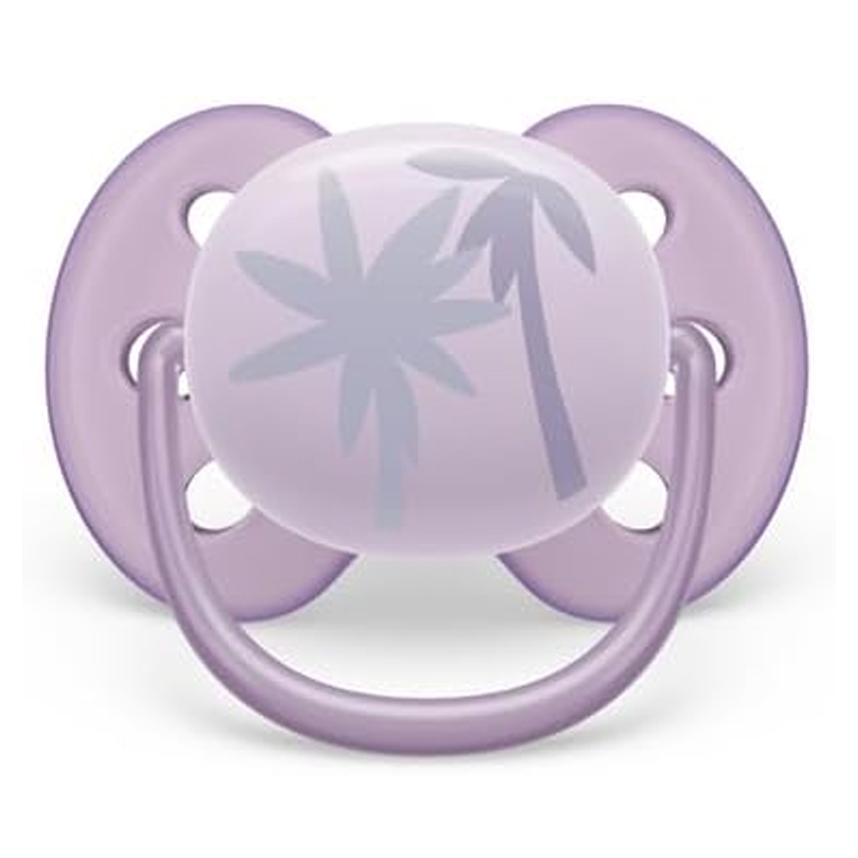 Chupeta Avent Ultra Soft 0 A 06 Meses Decorada Lilás Chupeta Avent Ultra Soft 0 A 06 Meses Decorada Lilás