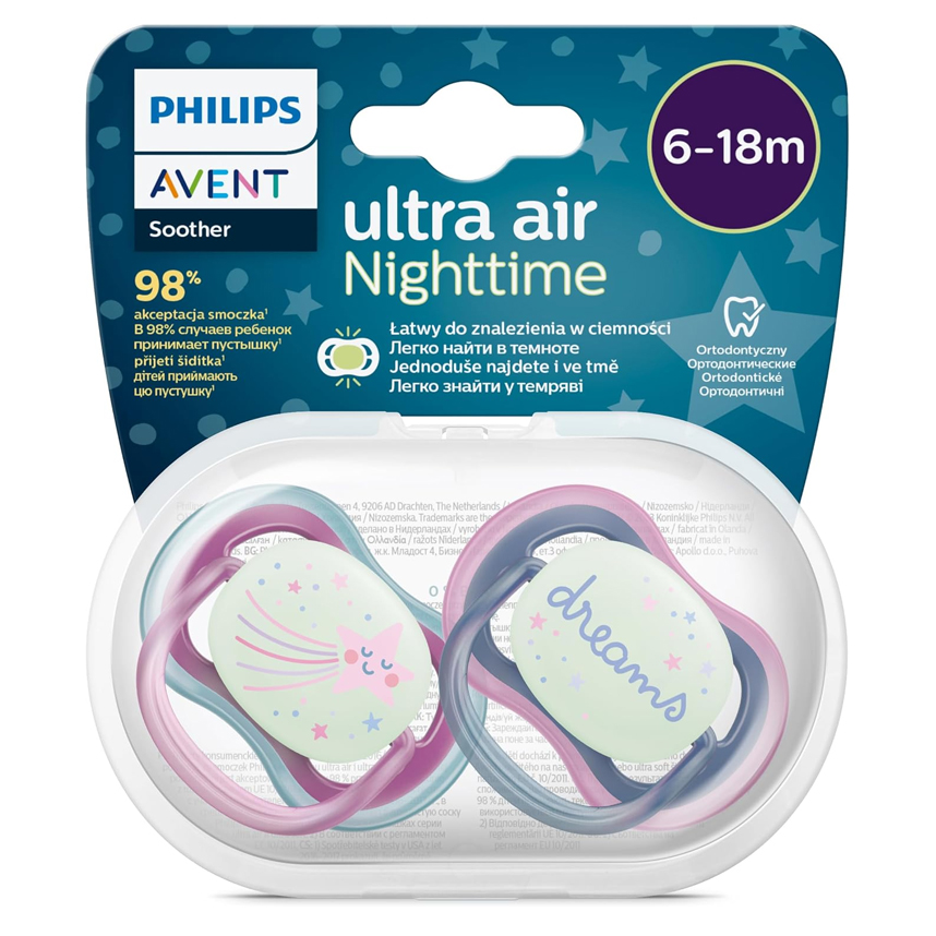 Chupeta Avent Ultra Air 6 A 18 Meses - 02 Peças Chupeta Avent Ultra Air 6 A 18 Meses - 02 Peças