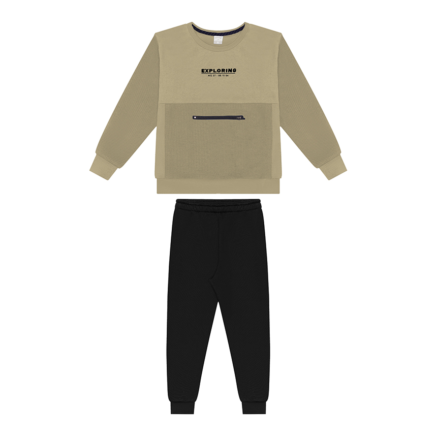 Conjunto Infantil Alakazoo Masculino em Moletom