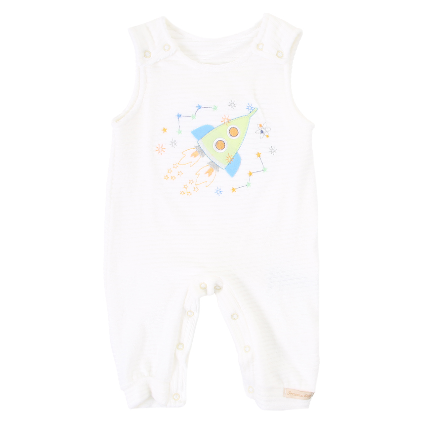 Macacão Longo Bebê Presente De Anjo Plush Foguete + Body