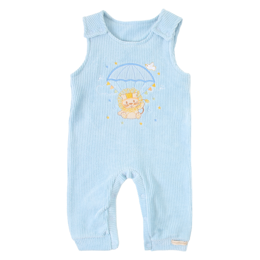 Macacão Longo Bebê Presente De Anjo Plush Leão + Body