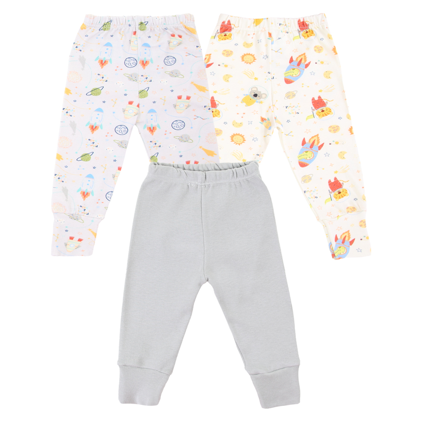 Kit Mijão Bebê Presente de Anjo Suedine Vira Pé Tigre - 3 Peças