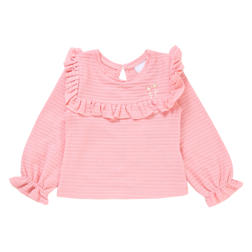Conjunto Infantil Kiki Blusa Babado Detalhe Punho