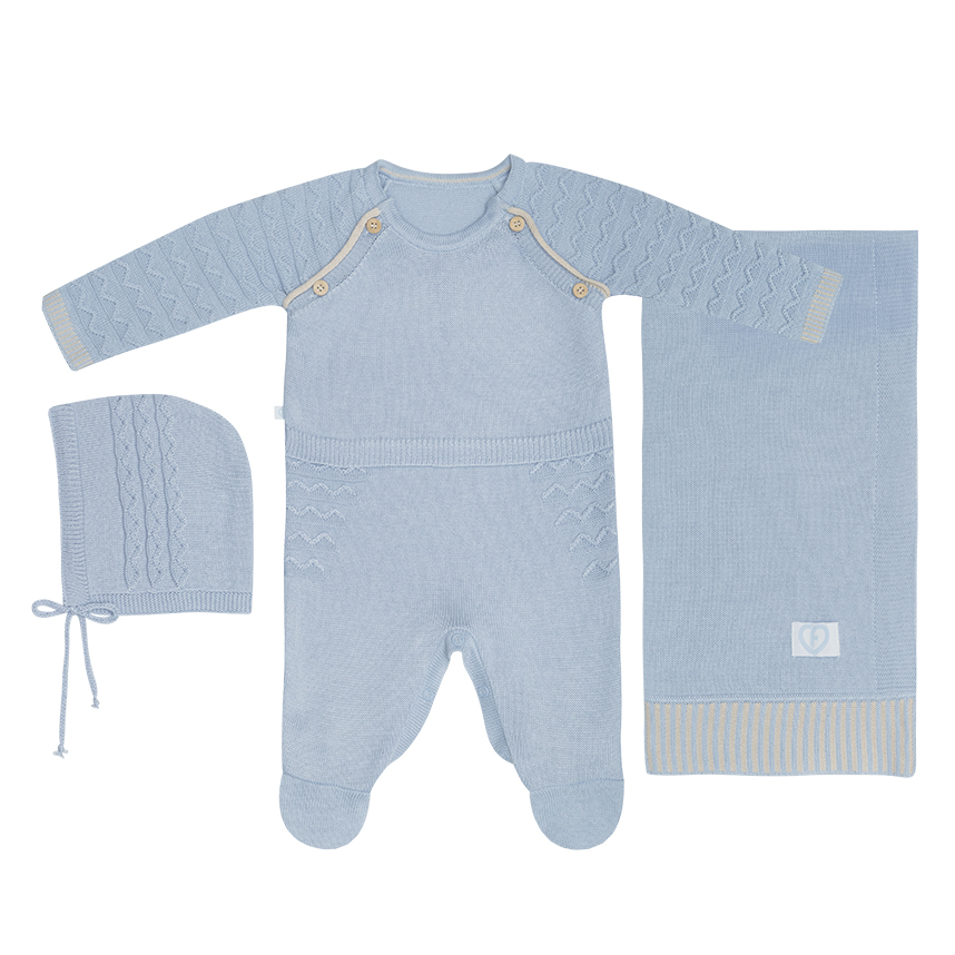 Saída Maternidade Fofinho em Tricô Saída Maternidade Fofinho em Tricô