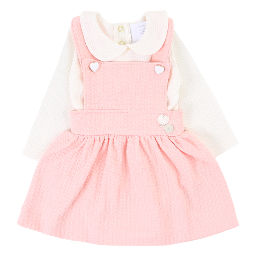 Salopete Bebê Kiki em Malha Blusa Texturizada