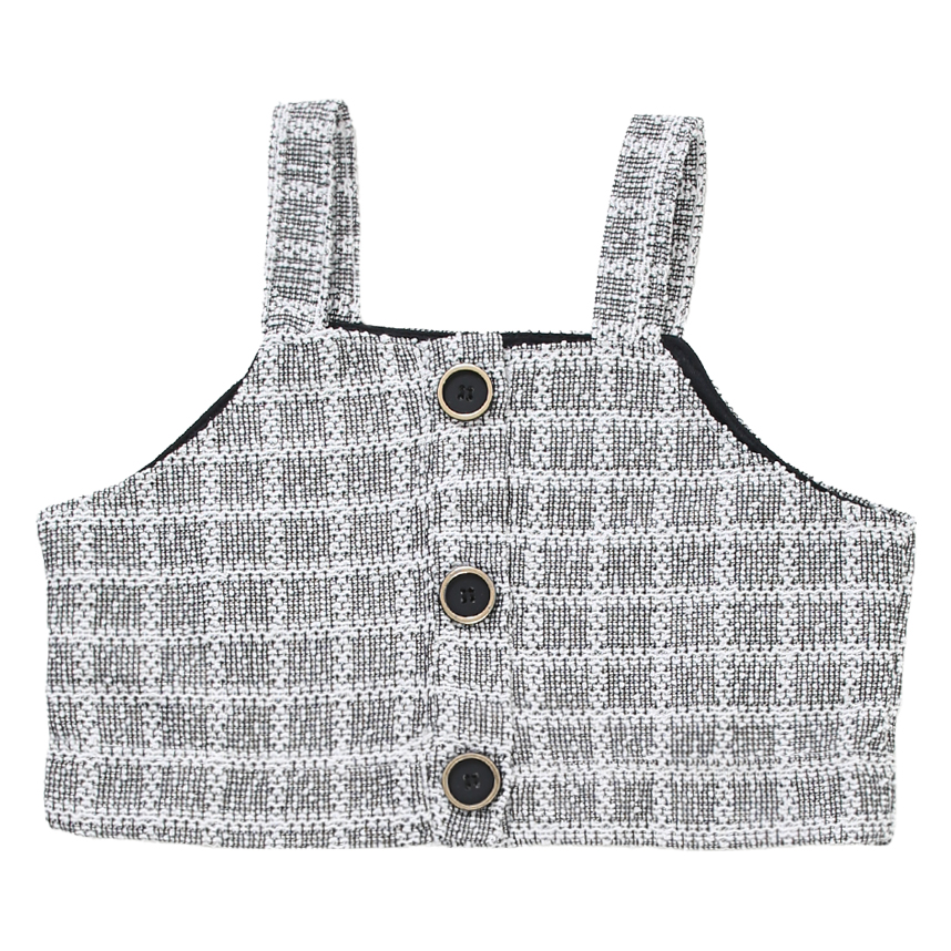 Conjunto Infantil Kiki Blusa Manga Longa Com Cropped - 03 Peças