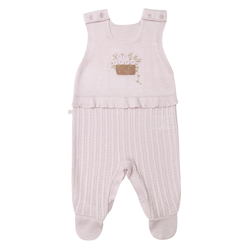 Jardineira Fofinho em Tricô Jardineira Fofinho em Tricô