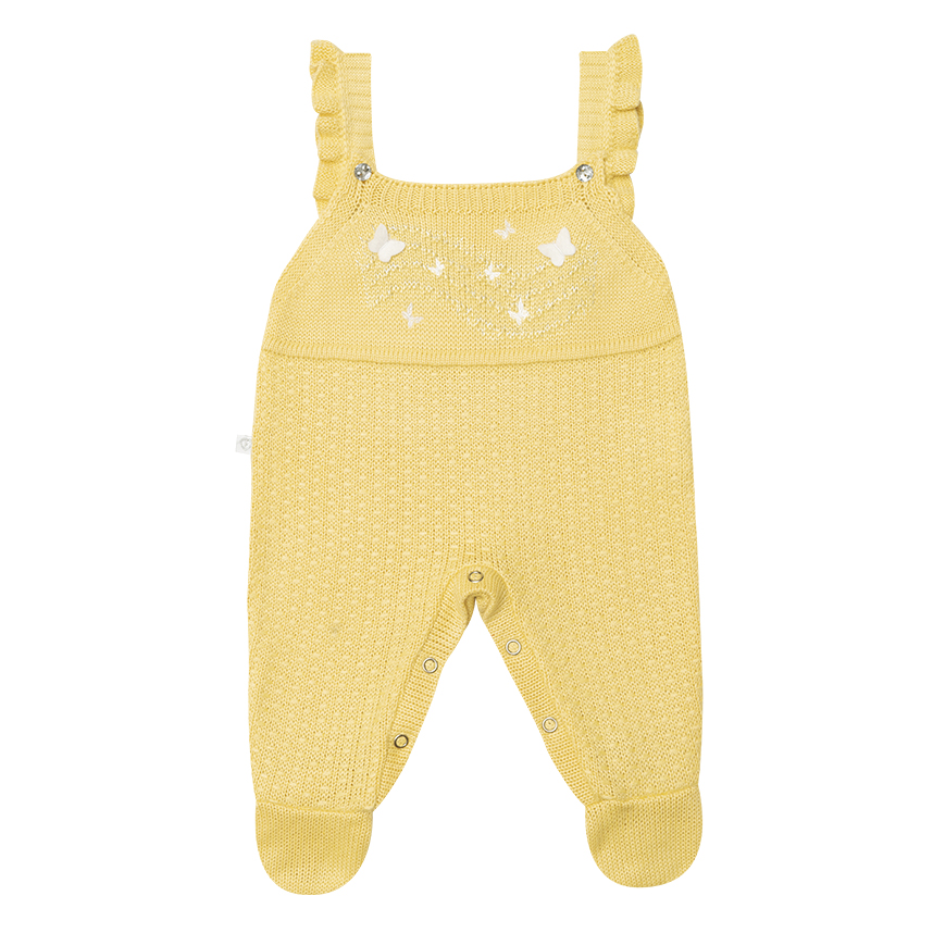 Jardineira Fofinho em Tricô Jardineira Fofinho em Tricô