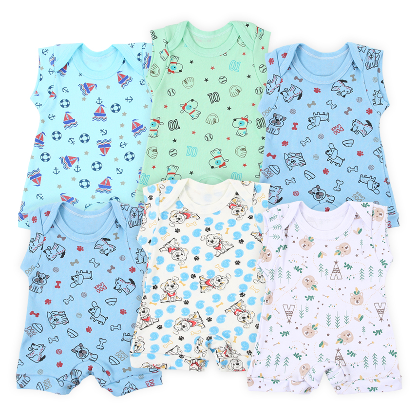 Kit Banho De Sol Top Chot Regata Estampa Sortida - 06 Peças