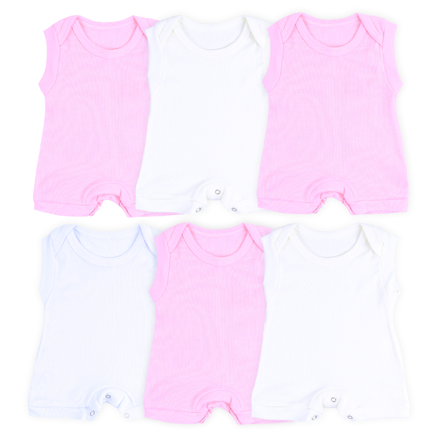 Kit Banho De Sol Top Chot Regata Liso Sortido - 06 Peças Kit Banho De Sol Top Chot Regata Liso Sortido - 06 Peças