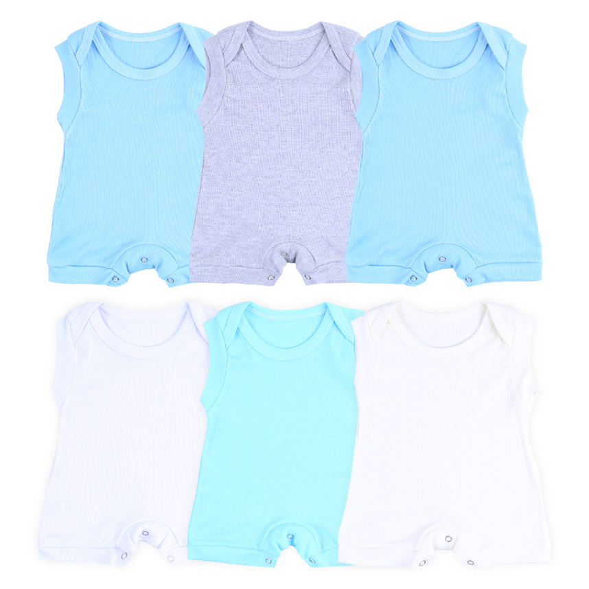 Kit Banho De Sol Top Chot Regata Liso Sortido - 06 Peças Kit Banho De Sol Top Chot Regata Liso Sortido - 06 Peças