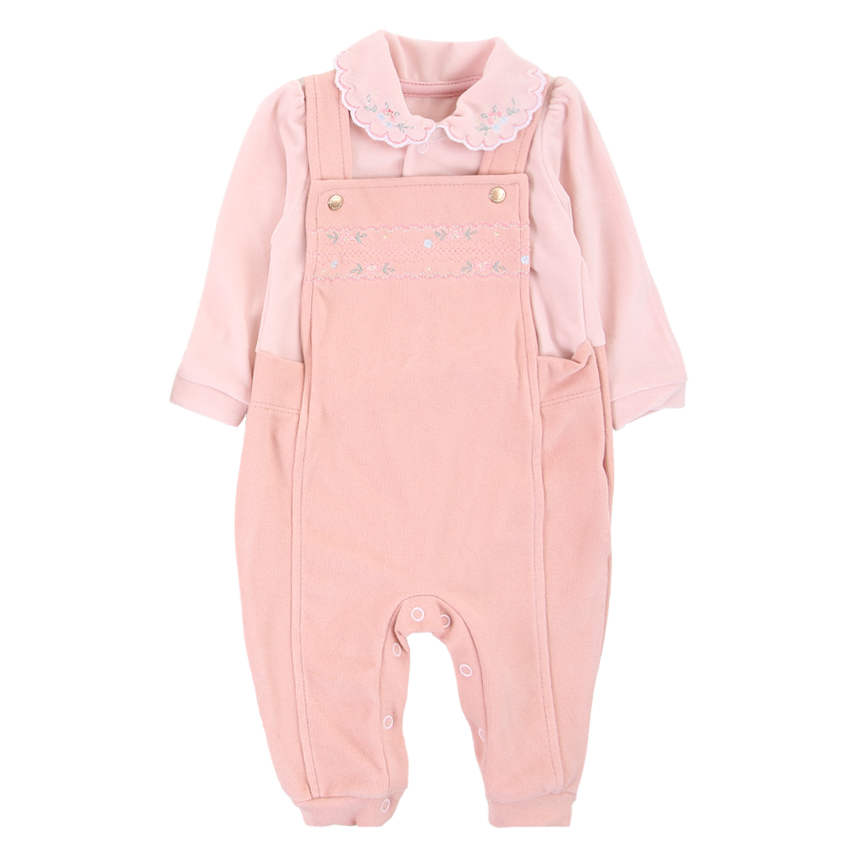 Saída de Maternidade Paraíso com Body Jardineira e Manta