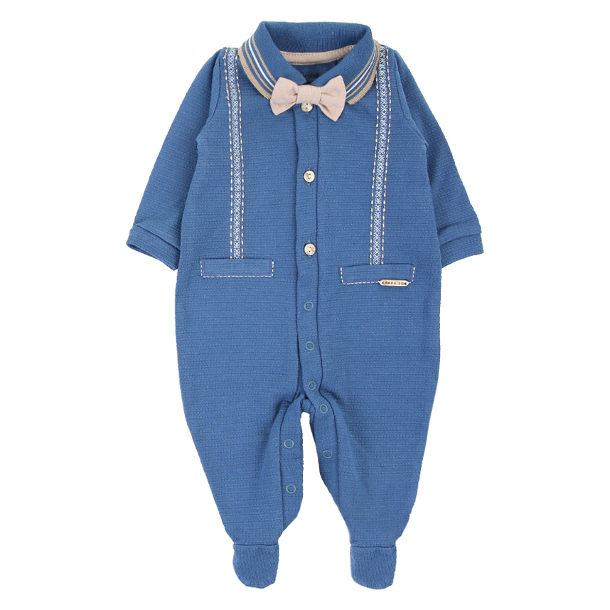 Saída Maternidade Paraíso Menino Bordado Com Gravata Saída Maternidade Paraíso Menino Bordado Com Gravata