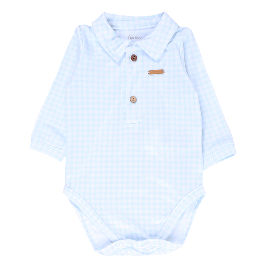 Conjunto Paraíso de Body Xadrez Calça Malha Canelada Conjunto Paraíso de Body Xadrez Calça Malha Canelada