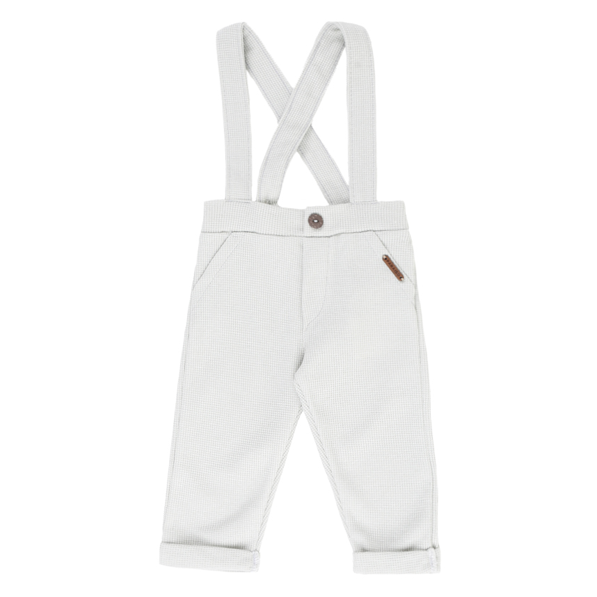 Conjunto Paraíso Body Manga Longa e Jardineira em Malha