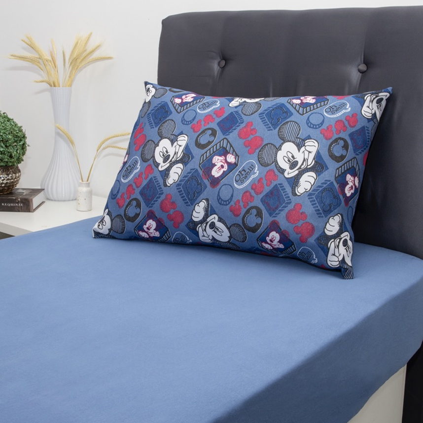 Jogo de Lençol e Fronha Portallar Estampa Mickey Jogo de Lençol e Fronha Portallar Estampa Mickey