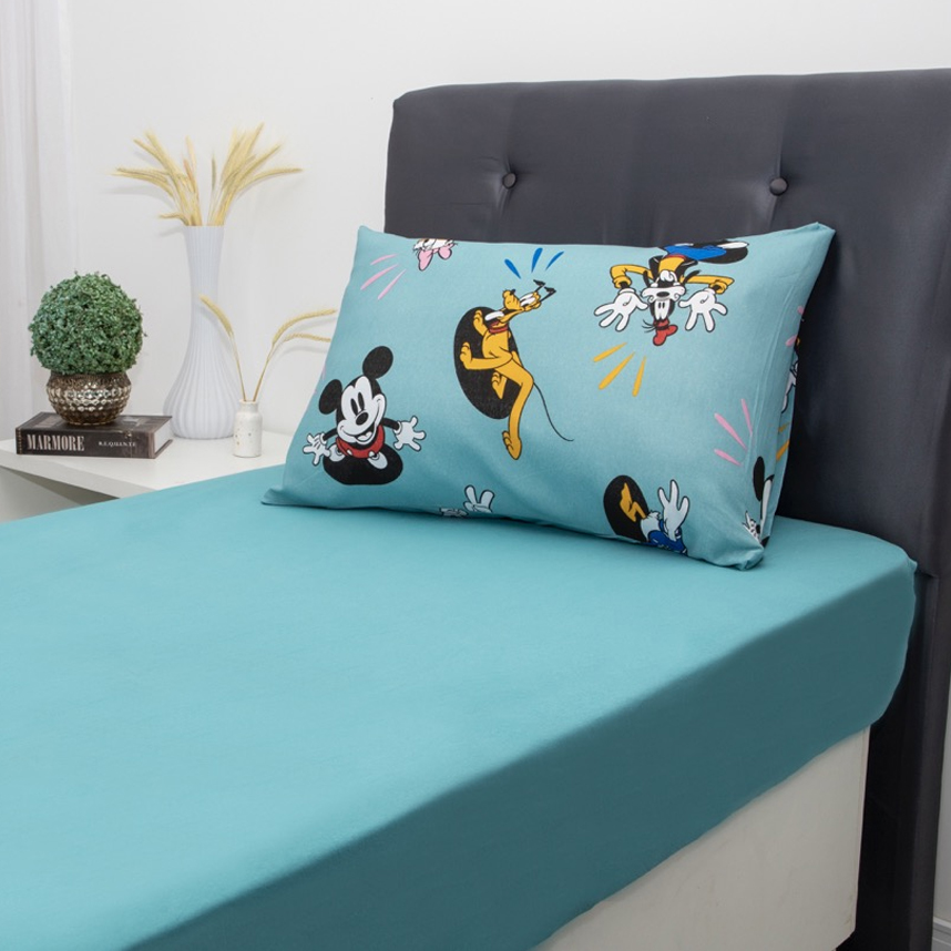 Jogo de Lençol e Fronha Portallar Estampa Mickey e Sua Turma Jogo de Lençol e Fronha Portallar Estampa Mickey e Sua Turma
