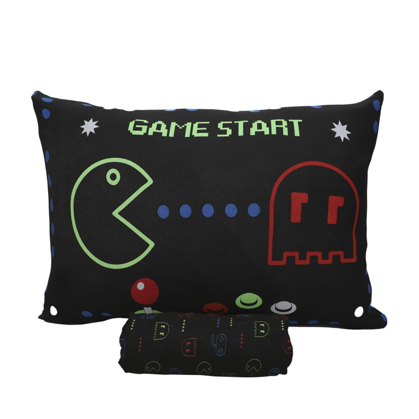 Jogo de Lençol e Fronha Portallar Estampa Game Star Jogo de Lençol e Fronha Portallar Estampa Game Star