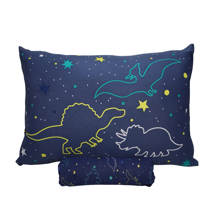 Jogo de Lençol e Fronha Portallar Estampa Dinossauros Jogo de Lençol e Fronha Portallar Estampa Dinossauros