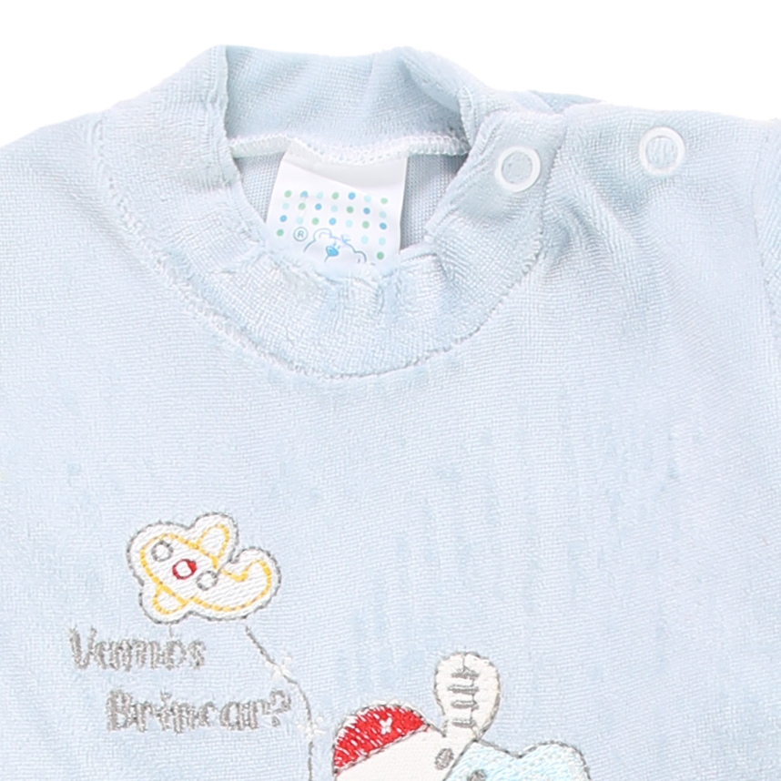 Macacão Longo Prematuro Petutinha Plush Bordado Dog