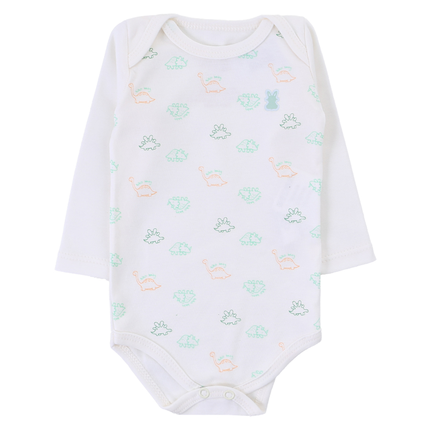 Kit 03 Body KiKo Baby Dinossauros Manga Longa