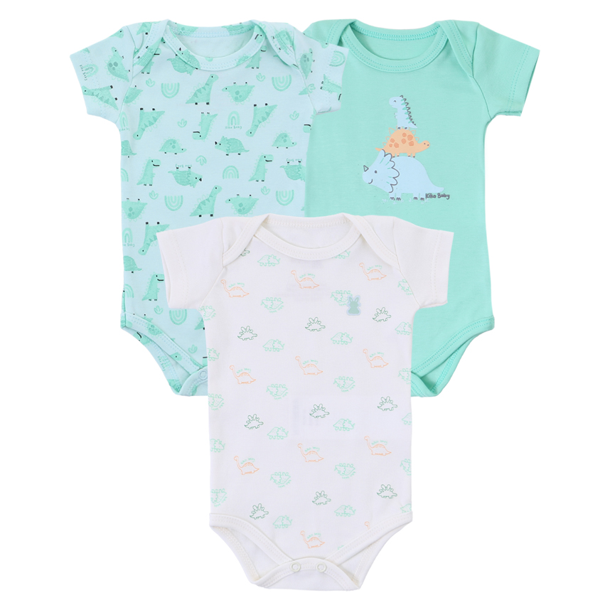 Kit 03 Body KiKo Baby Dinossauros Manga Curta