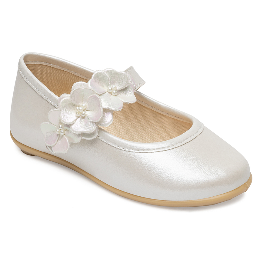 Sapato Infantil Pimpolho Velcro Com Flores