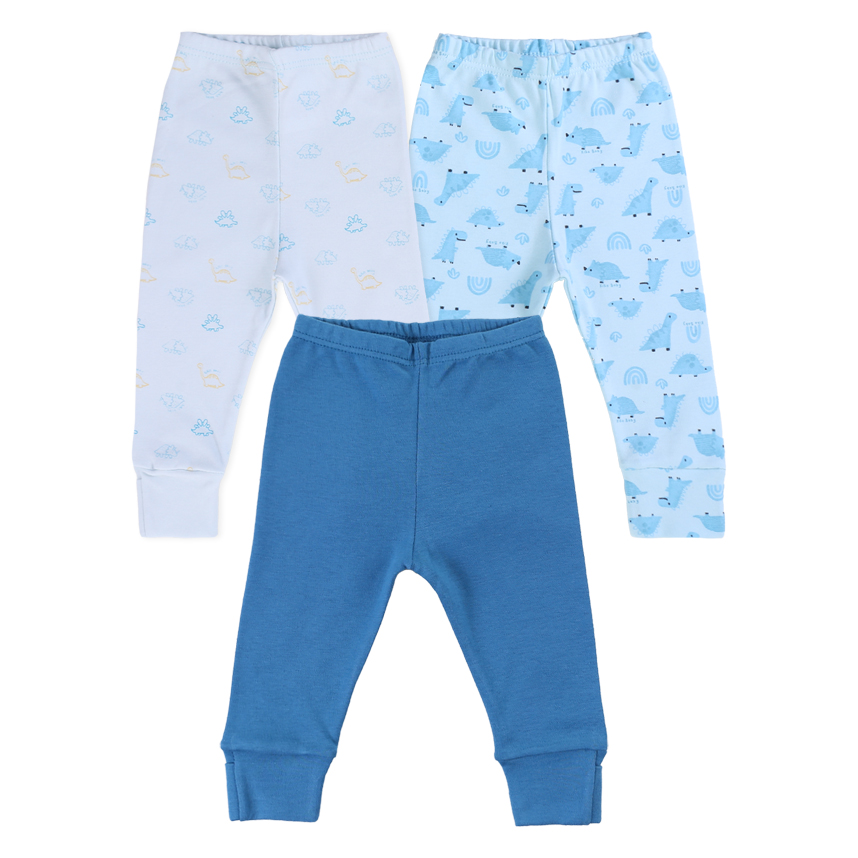 Kit Mijão Kiko Baby Suedine Com Estampa E Bordado 3 Peças