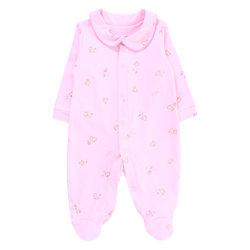 Macacão KiKo Baby Longo em Suedine Estampa Coelho Macacão KiKo Baby Longo em Suedine Estampa Coelho