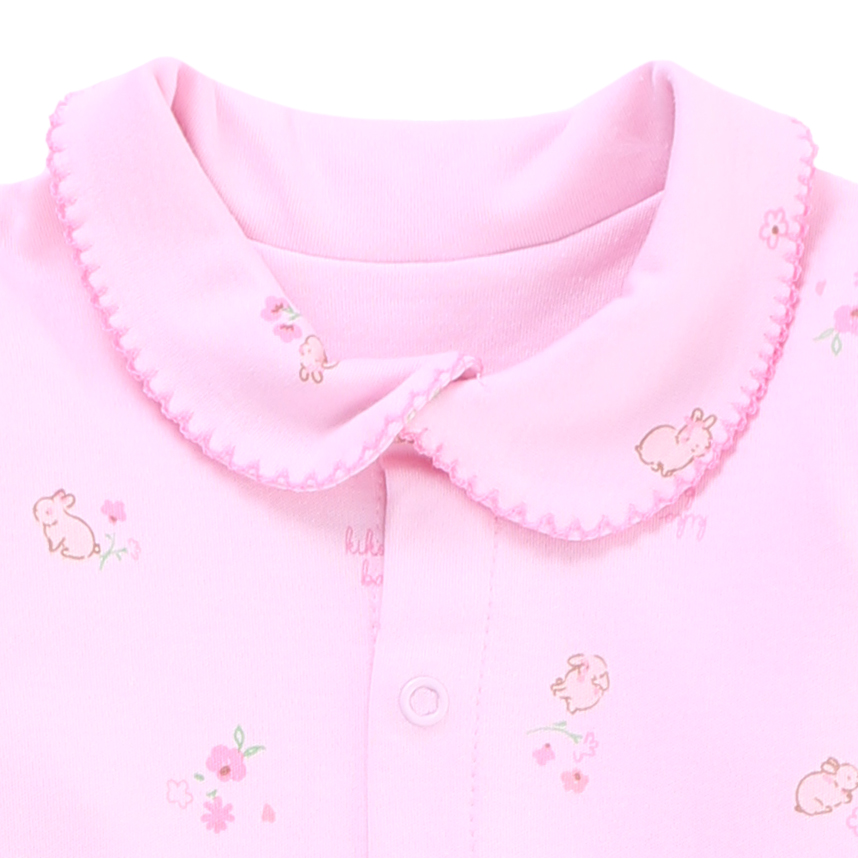 Macacão KiKo Baby Longo em Suedine Estampa Coelho Macacão KiKo Baby Longo em Suedine Estampa Coelho