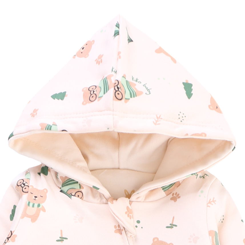 Macacão KiKo Baby com Capuz e Manga Longa