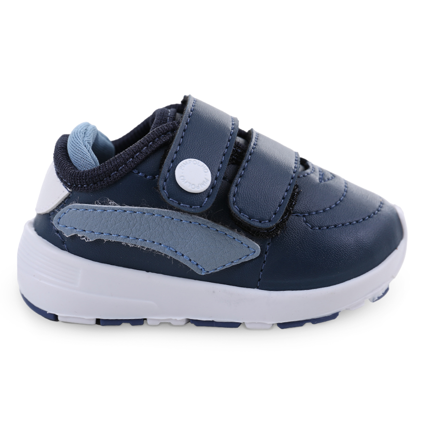 Tênis Bebê Pimpolho Com Velcro Detalhe Lateral