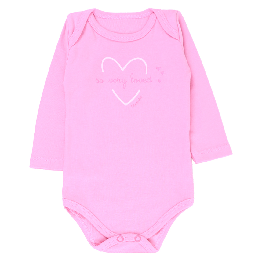 Conjunto KiKo Baby Body Manga Longa e Calça com Babados