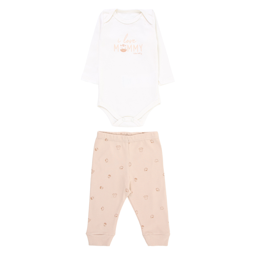 Conjunto Bebê Kiko Baby Longo Estampa I Love Mommy