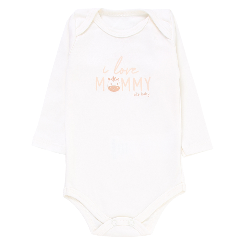 Conjunto Bebê Kiko Baby Longo Estampa I Love Mommy
